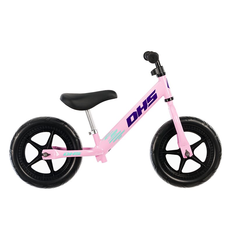 Bicicleta fara pedale Dhs Ride-on roz - 4