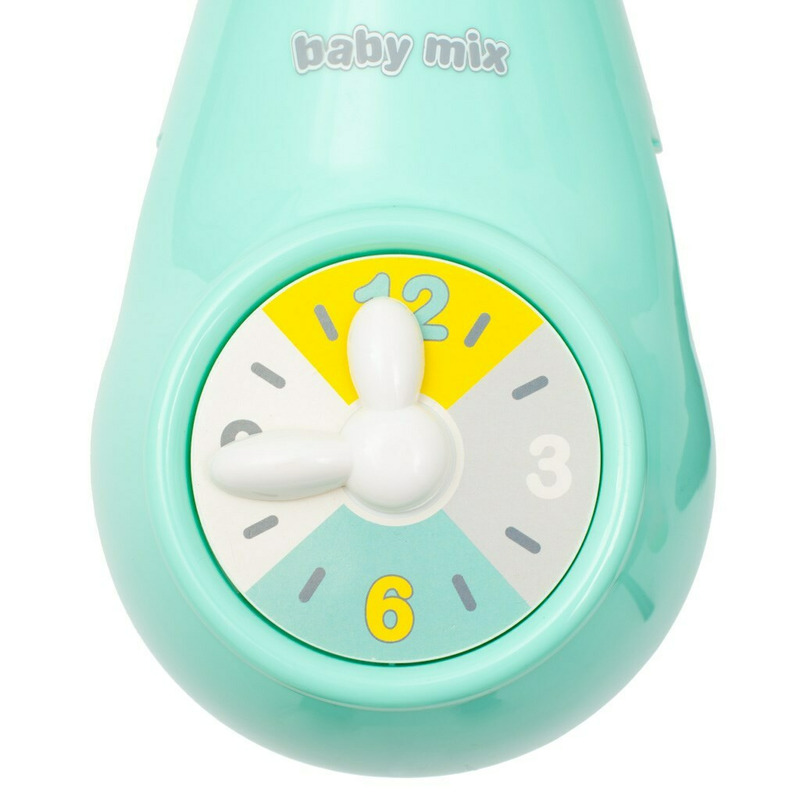 Carusel muzical Baby Mix pentru patut bebelusi Mint - 3