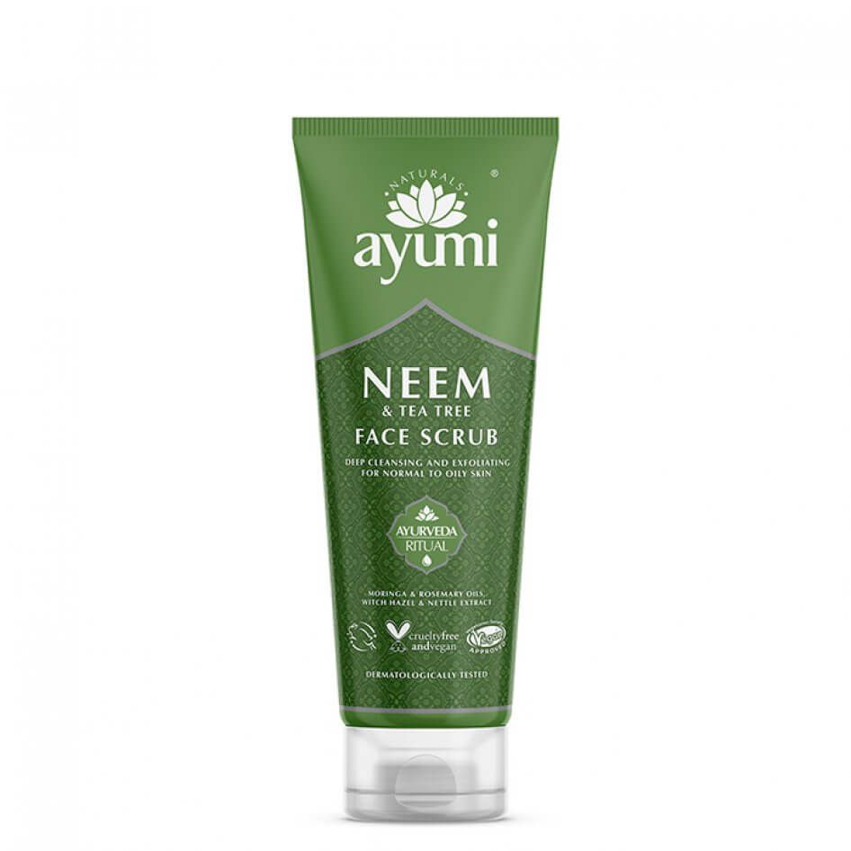 Exfoliant facial Ayumi cu Neem  Tea Tree 125 ml