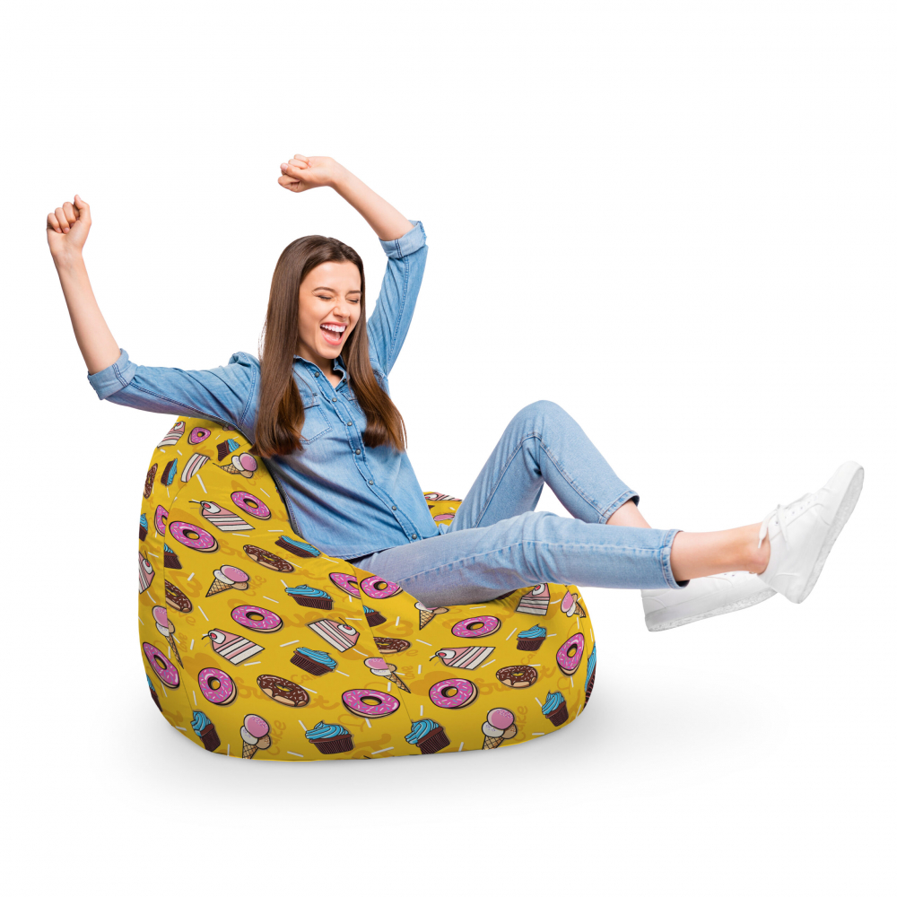 Fotoliu Puf Bean Bag tip Para XL Cake and Ice Cream