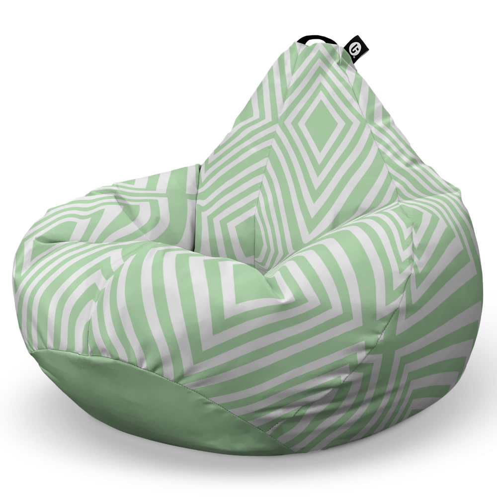 Fotoliu Puf Bean Bag tip Para XL Diamond Green - 5