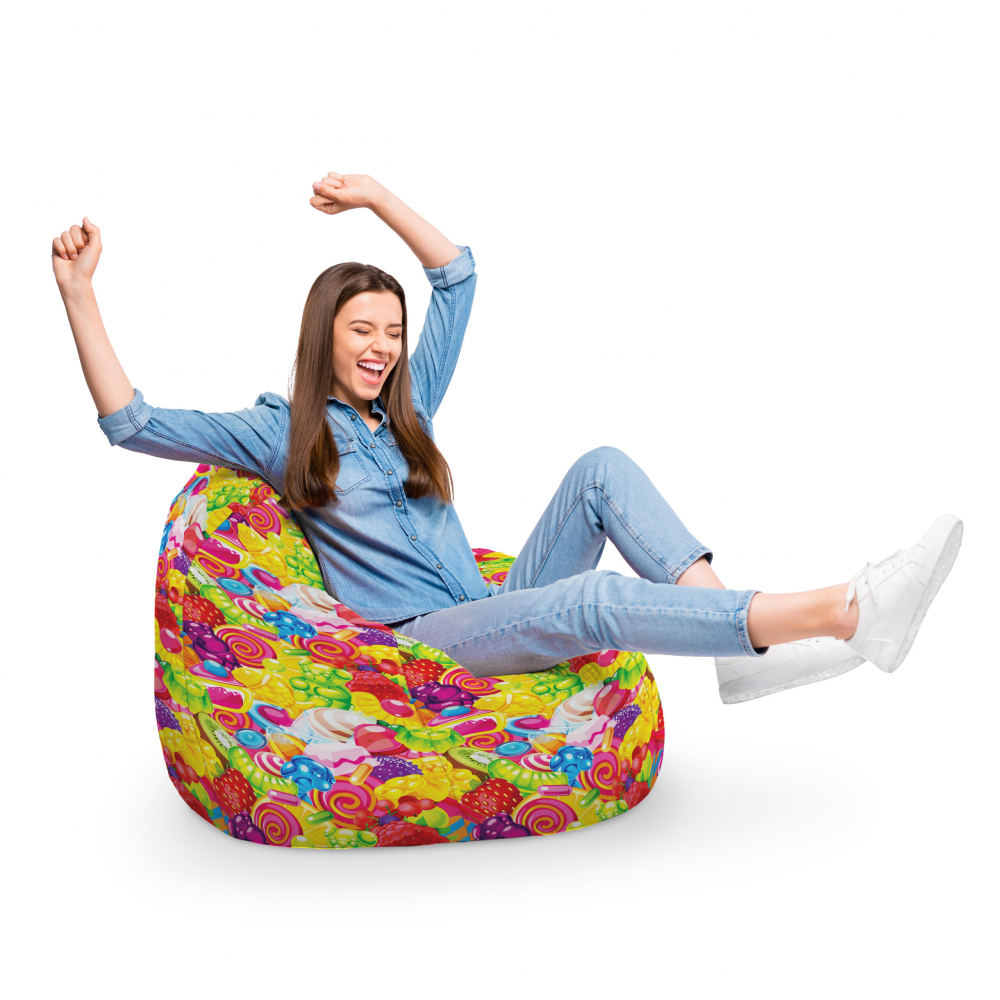 Fotoliu Puf Bean Bag tip Para XL Fruits Candy