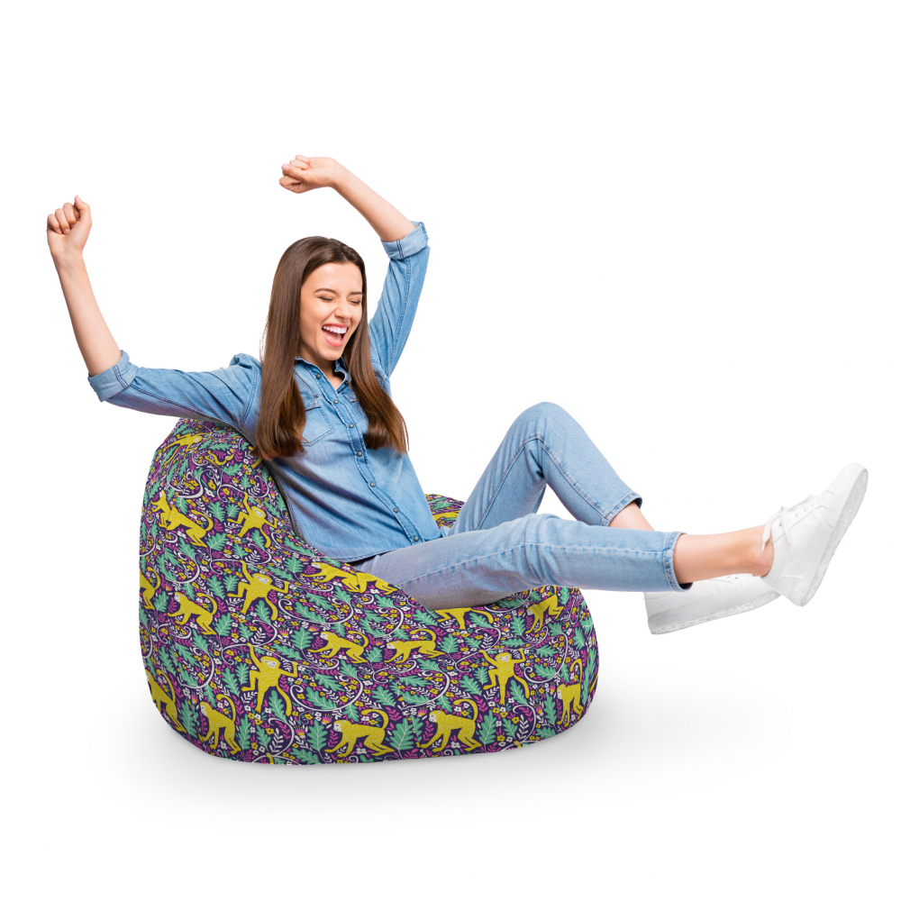 Fotoliu Puf Bean Bag tip Para XL Maimute in Copac