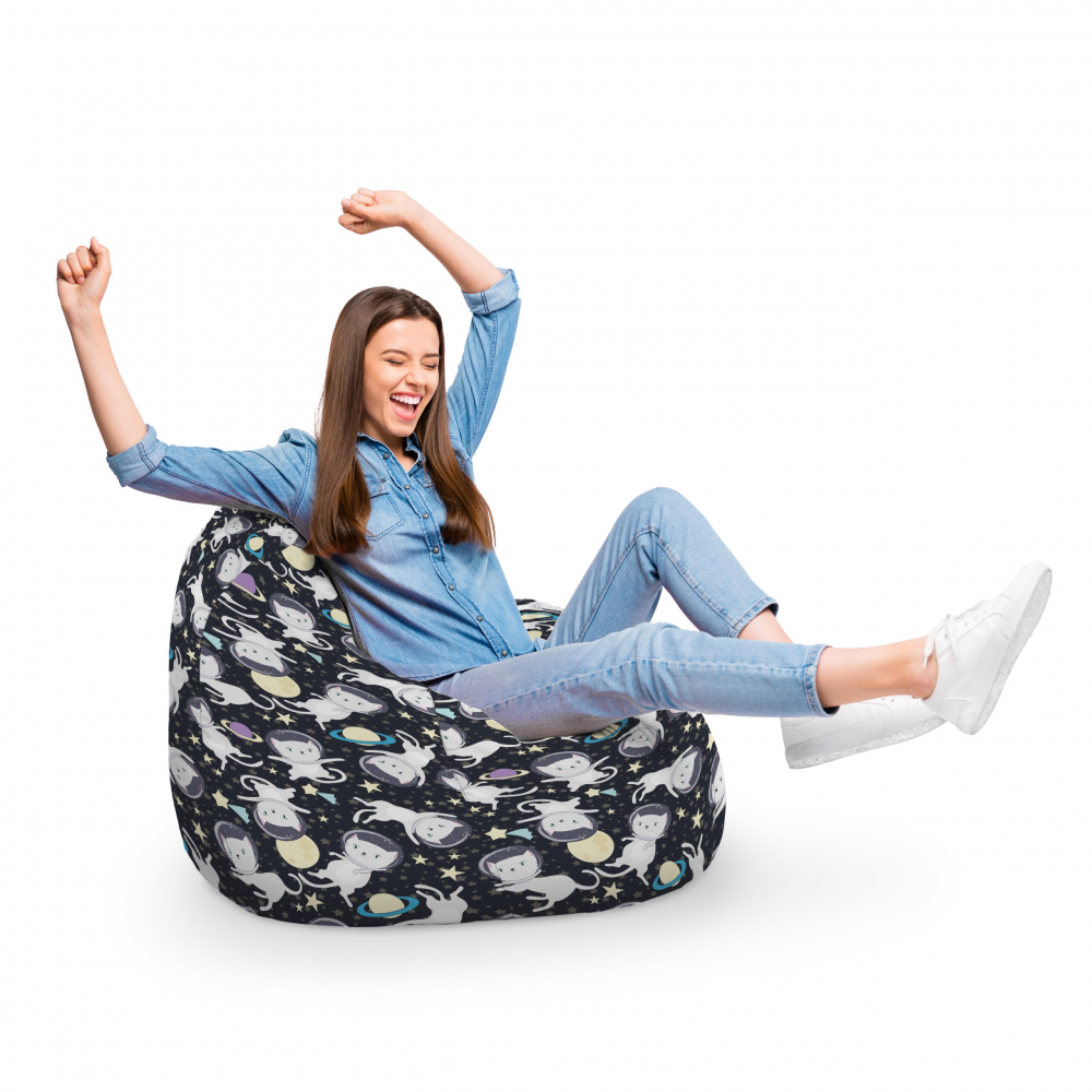 Fotoliu Puf Bean Bag tip Para XL Pisici in Spatiu