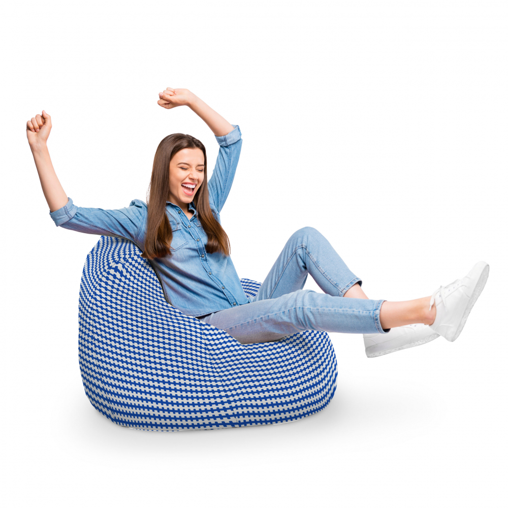 Fotoliu Puf Bean Bag tip Para XL Scandinavian Blue