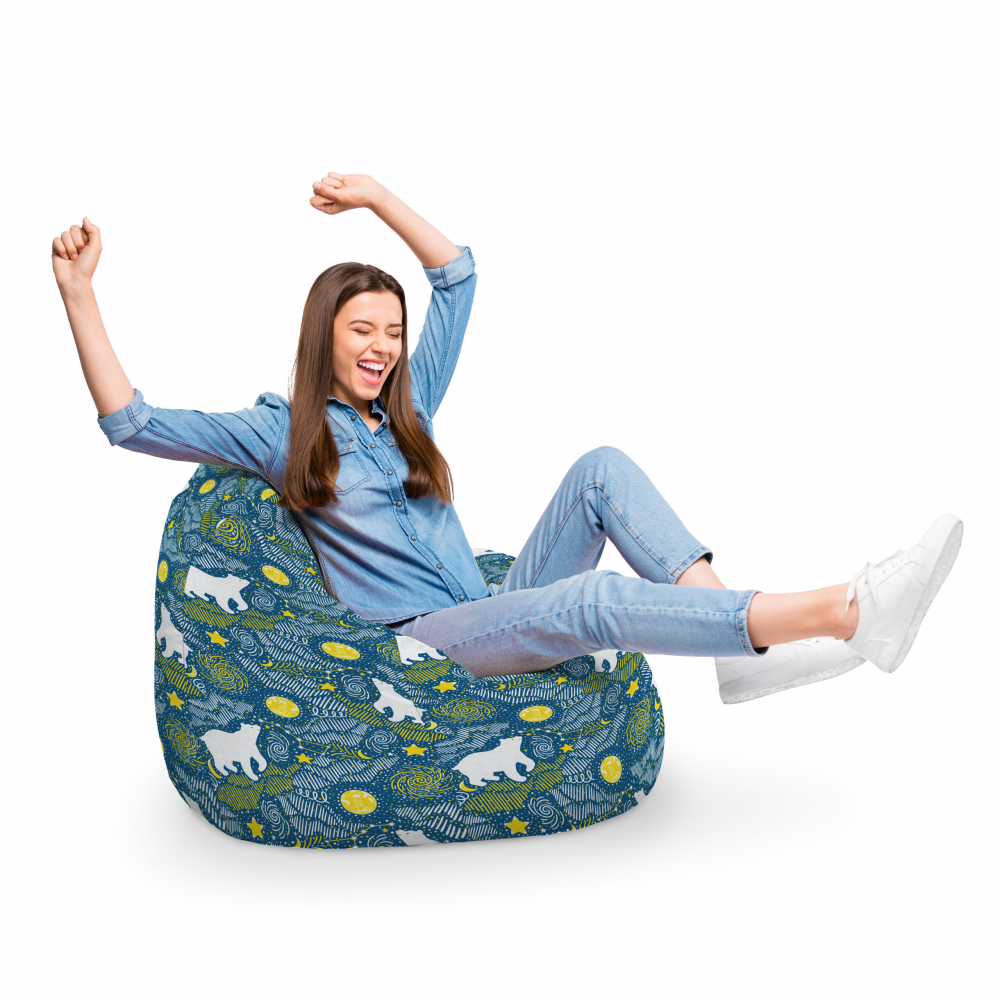 Fotoliu Puf Bean Bag tip Para XL Ursi Polari