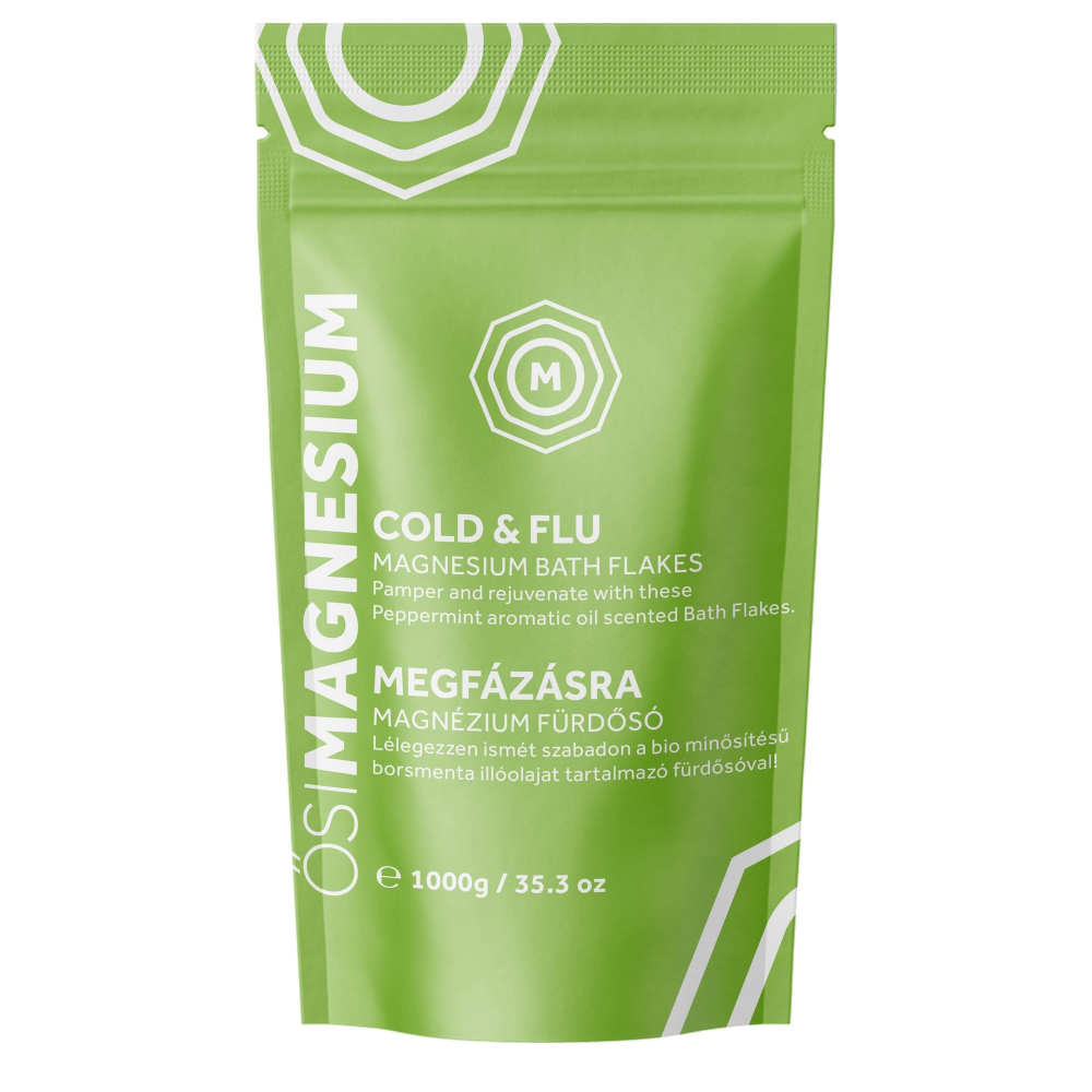 Fulgi de baie cu magneziu pentu raceala si gripa OsiMagnesium 1000g