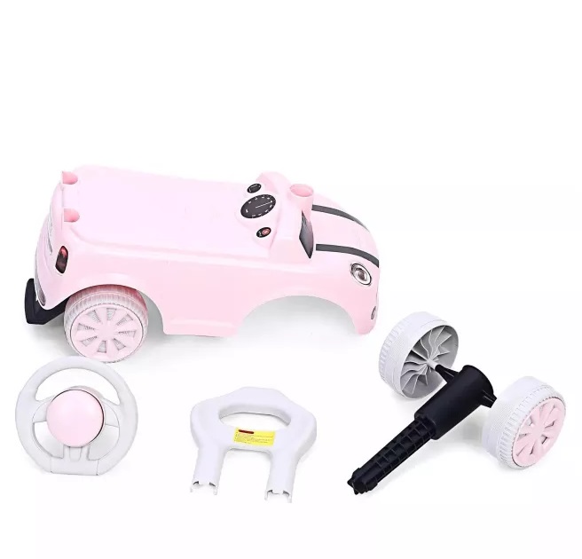 Masinuta fara pedale Mini Cooper Pink - 5