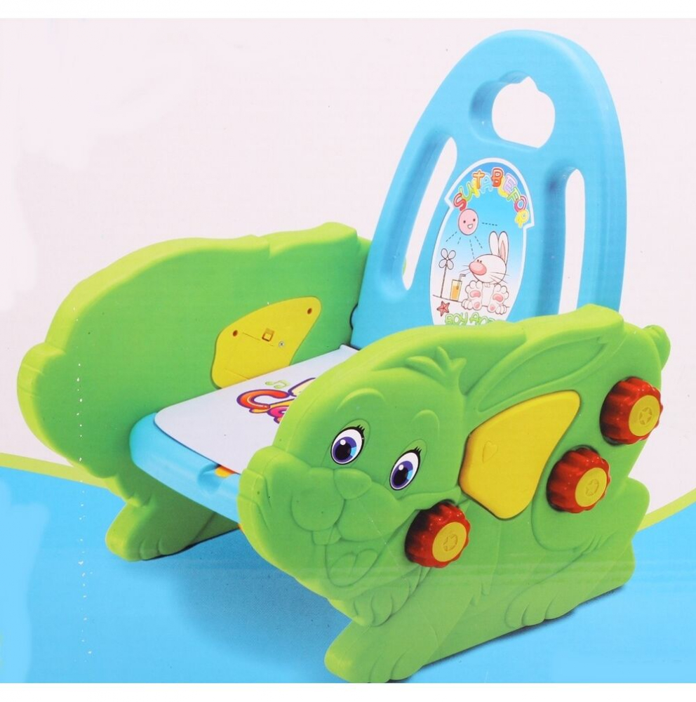 Olita muzicala 2 in 1 Green Rabbit - 2 | YEO