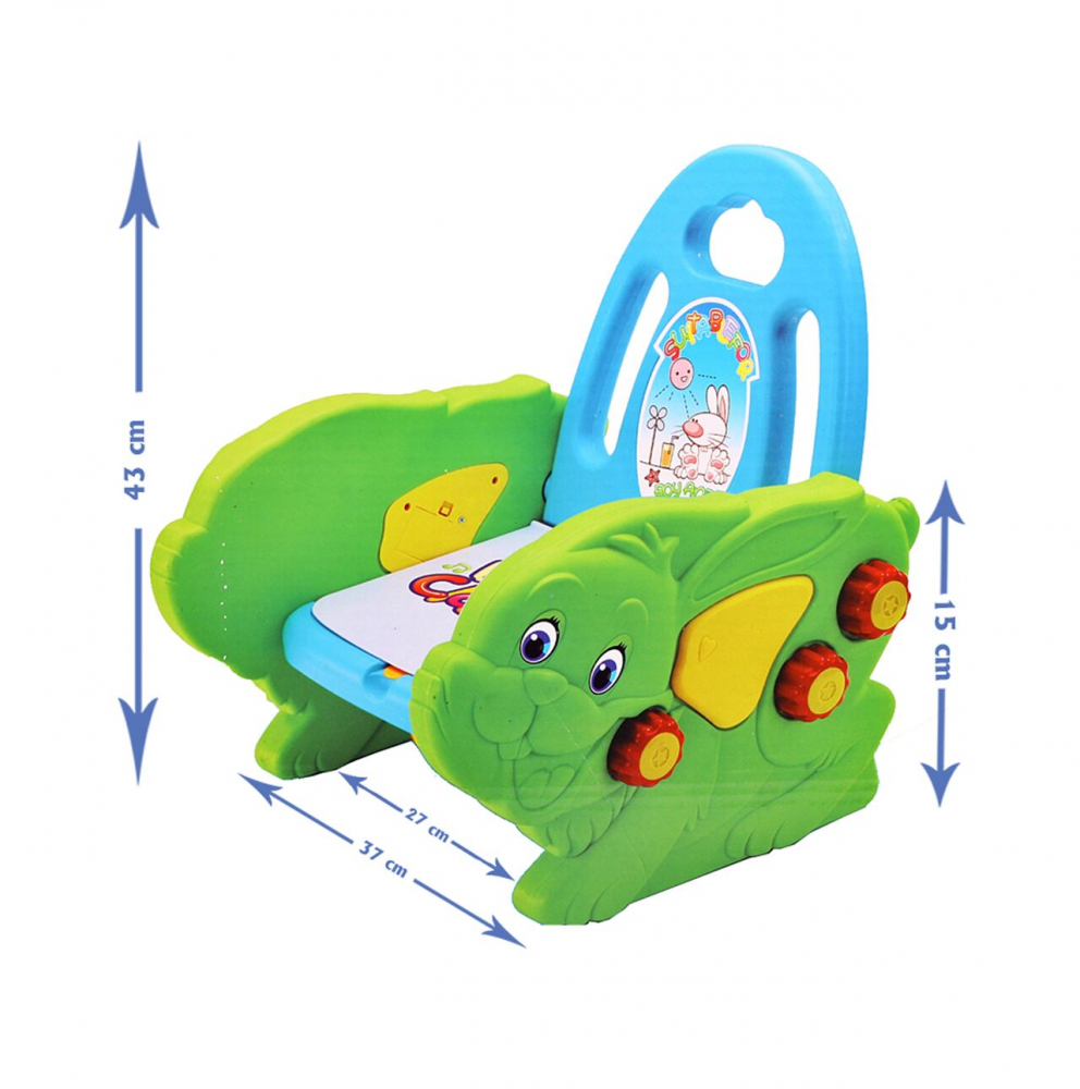 Olita muzicala 2 in 1 Green Rabbit - 4 | YEO