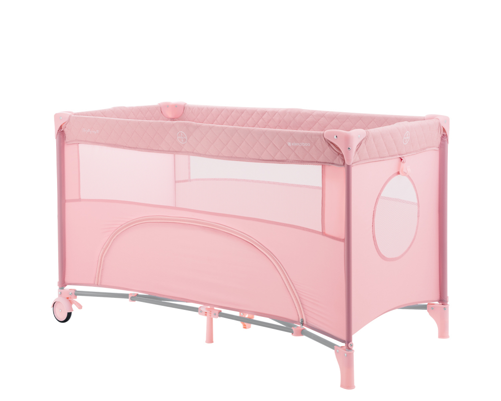 Patut cu doua nivele Kikkaboo Nighty Night Pink - 2