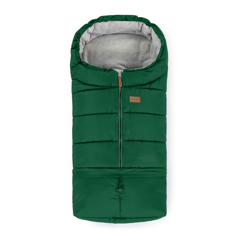 Sac de iarna pentru carucior PetiteMars 100x48 cm impermeabil extensibil 3 in 1 green