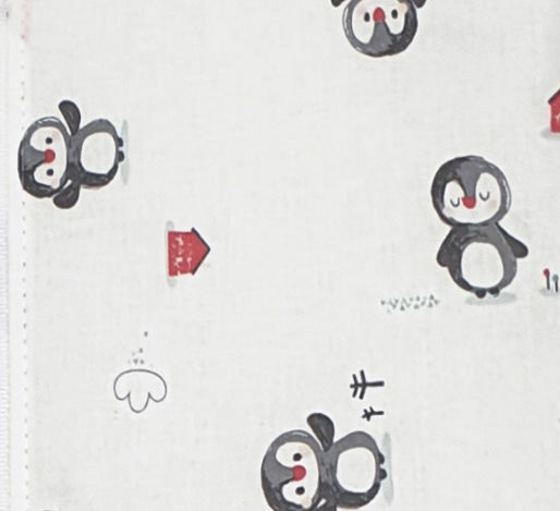 Sac de dormit copii 1.5 tog pingu din bumbac 70 cm
