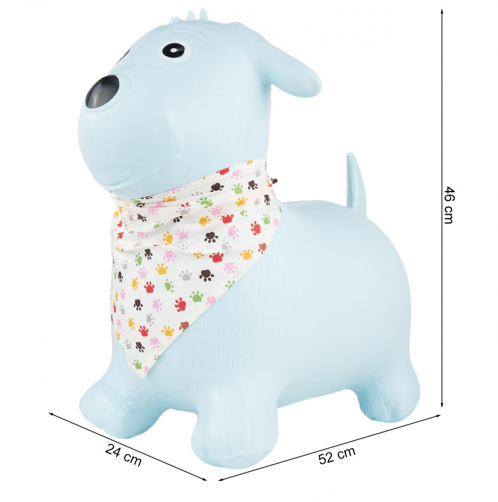 Saritor gonflabil Malplay Jumping Dog Blue - 1 | YEO