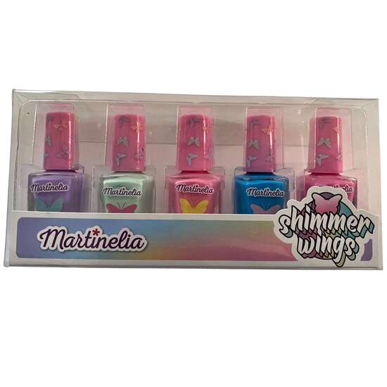 Set 5 lacuri de unghii Shimmer Wings Martinelia