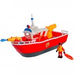 Barca Simba Pompierul Sam titan fireboat 32 cm cu figurina si accesorii