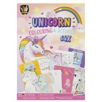 Carte de colorat cu activitati Unicorn