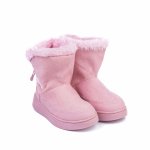Ghete fete Bibi Urban Boots pink Suede cu blanita 25 EU