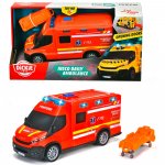 Masina ambulanta Dickie Toys Iveco daily ambulance 1:32 rosu
