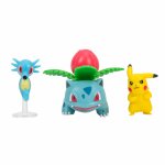 Set 3 figurine de actiune Pokemon Pikachu 2 Horsea Ivysaur