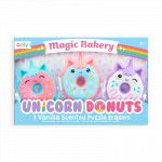 Set de 3 radiere parfumate Unicorn Donuts