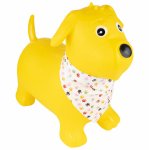 Saritor gonflabil Malplay Jumping Dog Yellow