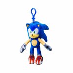 Jucarie de plus Sonic Prime cu agatatoare 15 cm Sonic NY strip