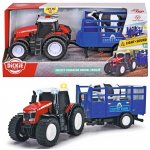 Tractor Dickie Toys Massey Ferguson Animal Trailer 26 cm