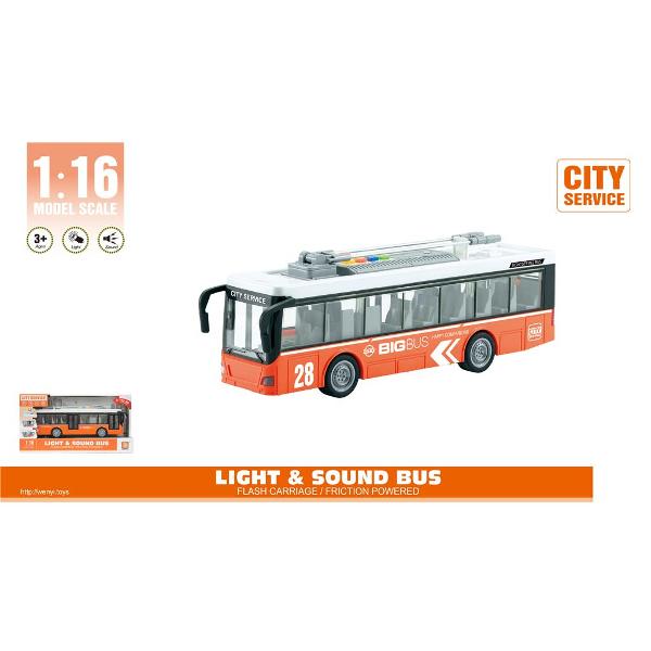 Autobuz cu lumini si usi deschise 564 scara 1:16