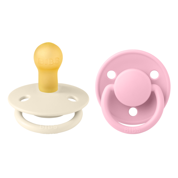 Set 2 suzete De Lux Latex tetina rotunda 0 luni+ IvoryBaby Pink - 2 | YEO