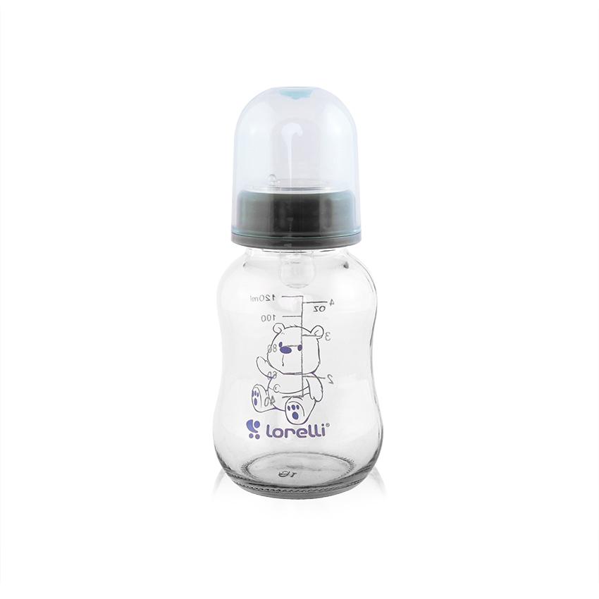 Biberon din sticla 120 ml Blue