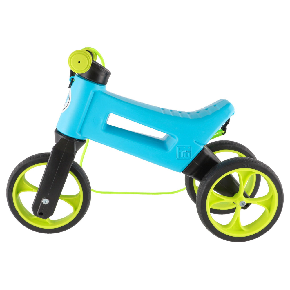 Bicicleta fara pedale 3 in 1 Funny Wheels Rider SuperSport Yetti BlueLime - 5