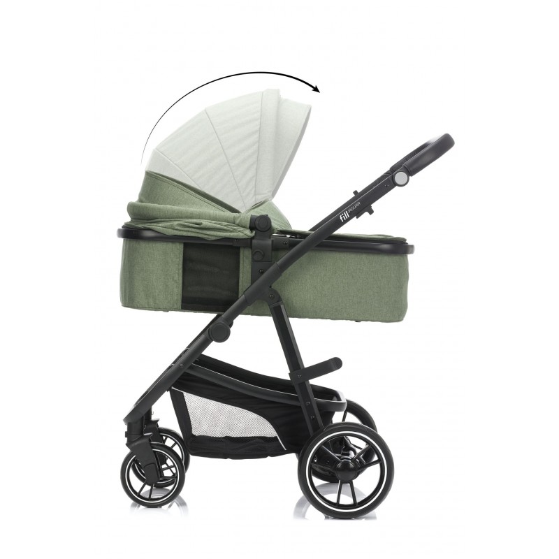 Carucior Jaguar 3 in 1 Fillikid green melange i-Size - 2 | YEO