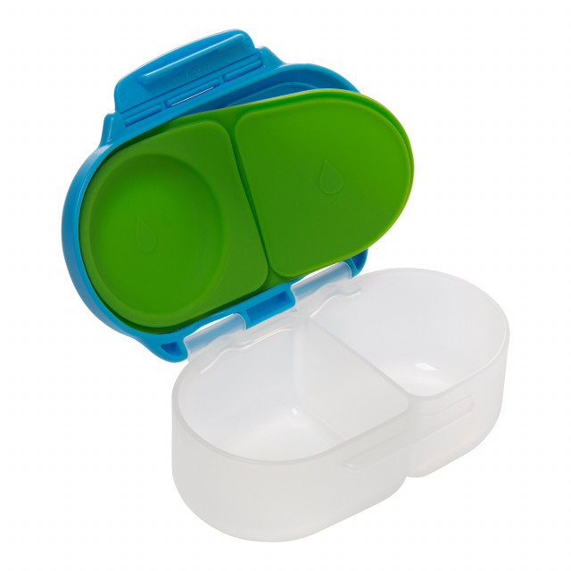 Caserola Compartimentata Snackbox B.box Albastru Cu Verde