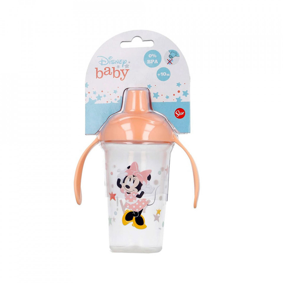 Cana anticurgere cu manere 295ml Disney Minnie Mouse - 1 | YEO