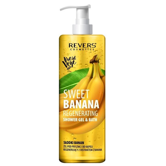 Gel de dus regenerator cu extract de banane Revers 400 ml