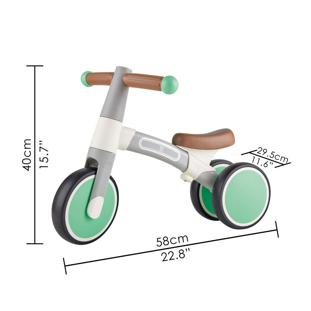 Bicicleta de echilibru verde deschis - 3 | YEO