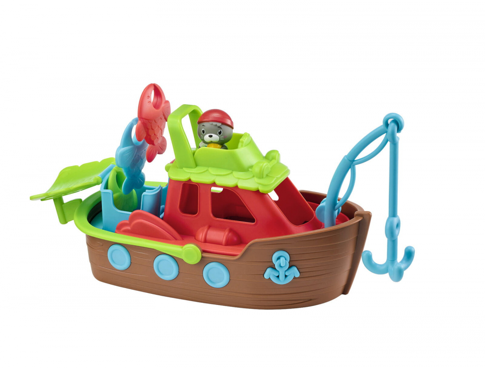 Jucarie pentru baie Barcute cu figurina Morsa - 2 | YEO