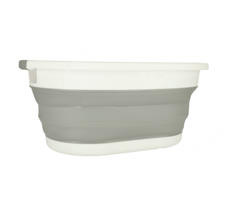 Cos pliabil pentru rufe 25 litri Gray 54 x 24cm - 5 | YEO