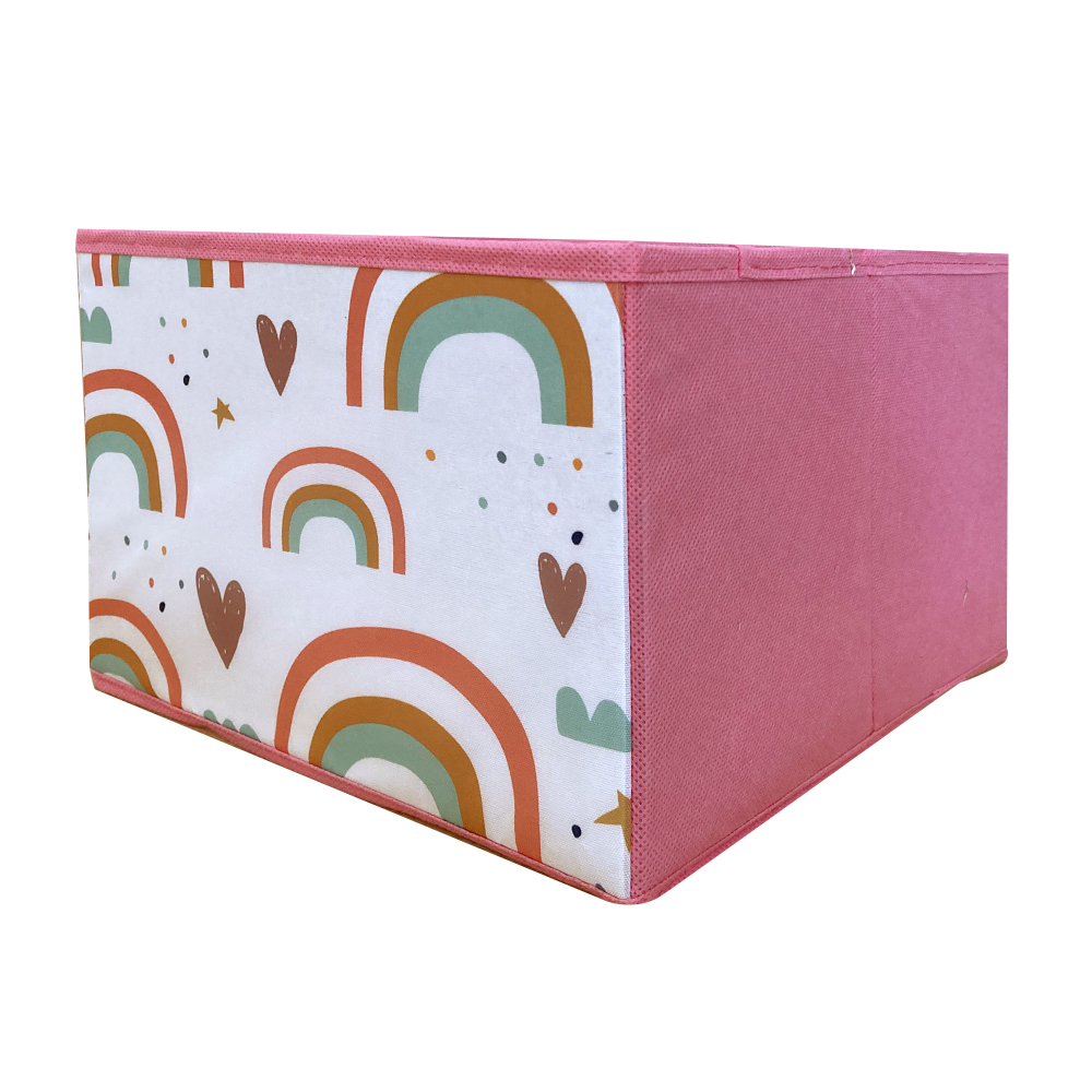 Organizator din lemn Ginger Home pentru jucarii cu 9 cutii textile Super Girl - 3