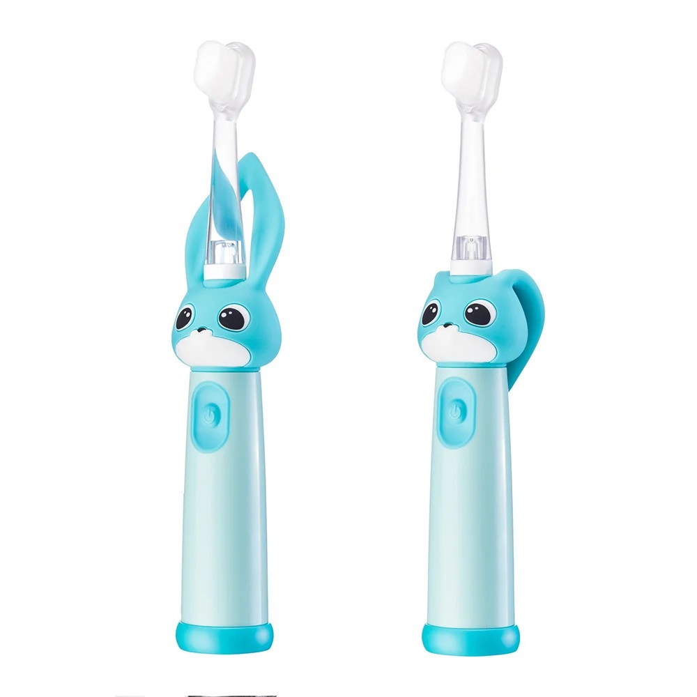 Periuta de dinti electrica Vitammy Bunny Light Blue pentru copii 0-3 ani - 1 | YEO