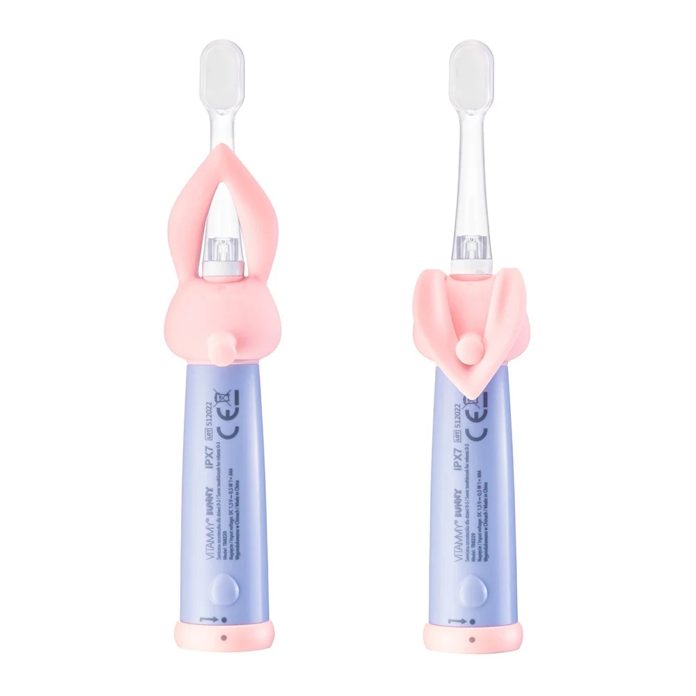 Periuta de dinti electrica Vitammy Bunny Light Pink pentru copii 0-3 ani nichiduta.ro imagine noua responsabilitatesociala.ro