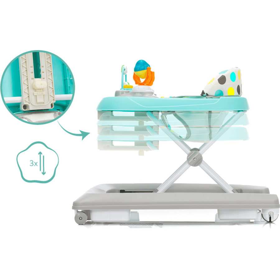 Premergator cu jucarie Buline Fillikid mint grey - 4