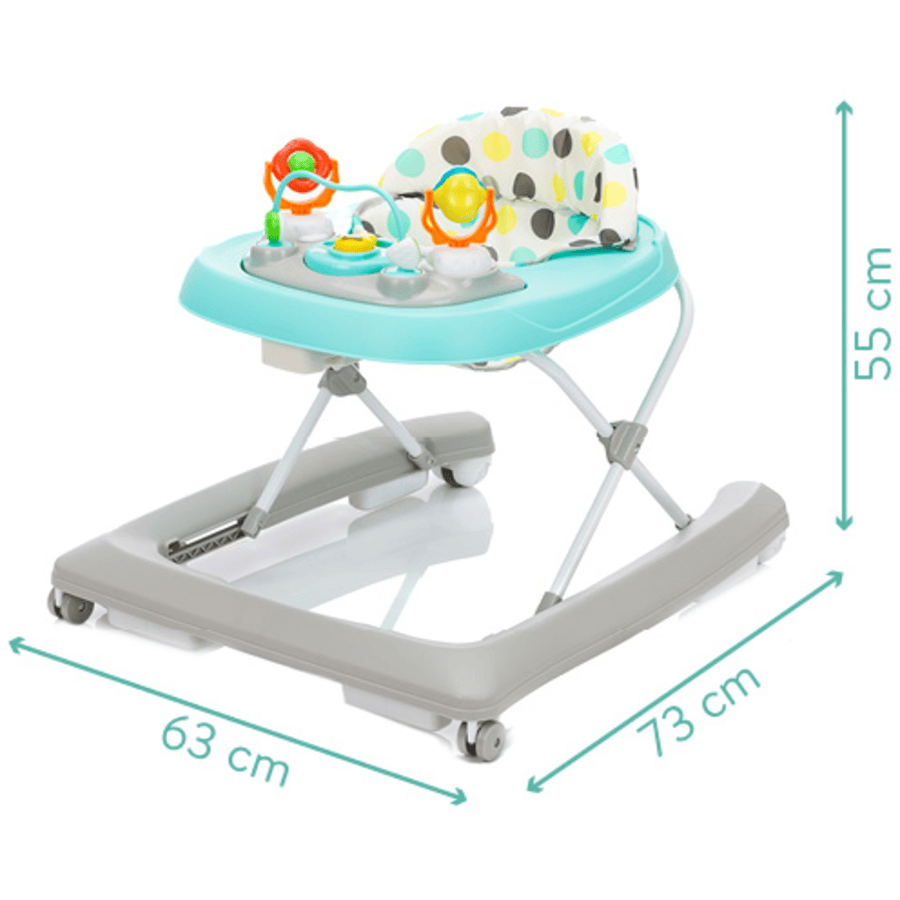 Premergator cu jucarie Buline Fillikid mint grey - 6