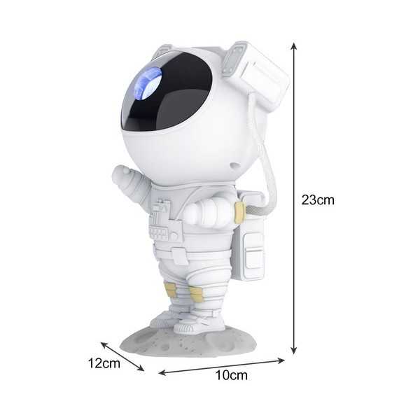 Proiector si lampa de veghe Iso Trade Astronaut 23x12x10cm - 2 | YEO