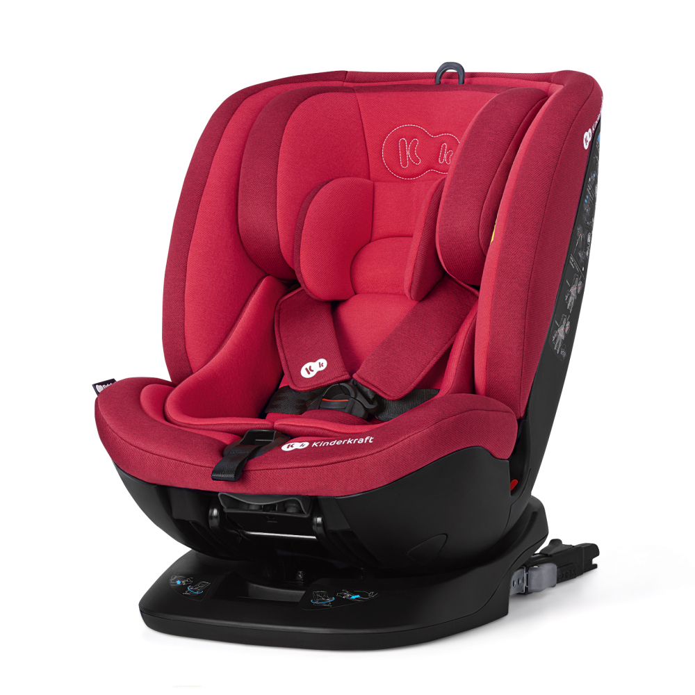 Scaun auto cu isofix Kinderkraft Xpedition rotativ 0-36 kg red