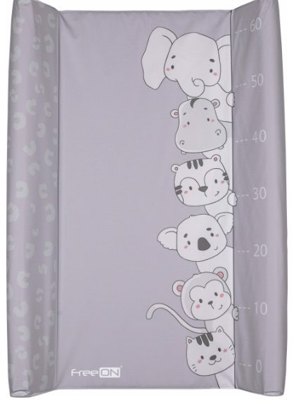 Saltea de infasat cu taliometru Soft FreeON 70 x 50 cm Animals