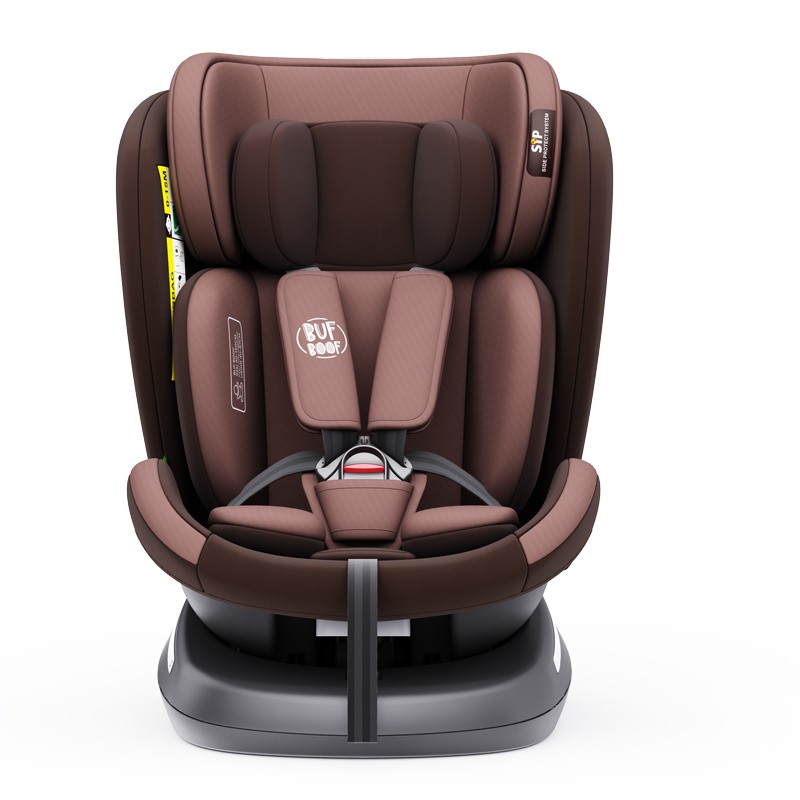 Scaun auto Tweety Plus Deluxe Buf Boof i-size rotativ 360 cu isofix 40-150 cm coffee - 4