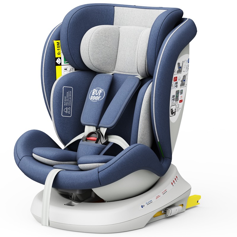 Scaun auto Tweety Plus Deluxe Buf Boof i-size rotativ 360 cu isofix 40-150 cm indigo