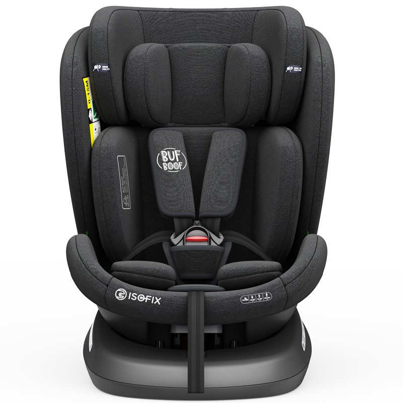 Scaun auto Tweety Plus Deluxe Buf Boof i-size rotativ 360 cu isofix 40-150 cm blackjeans - 1